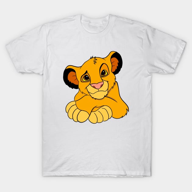 Lion cartoon face, lion face mask, face mask lion, animal nursery art, wild life, animal print T-Shirt by PrimeStore
